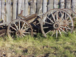 Old Caisson Wheels