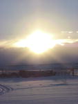 A windcloud sunset