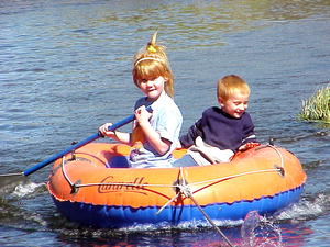 Rafting the irrigation ditch