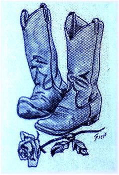 Cowboy Boots and Roses